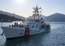 Coast Guard fast response cutter John Witherspoon arrives in homeport of Kodiak